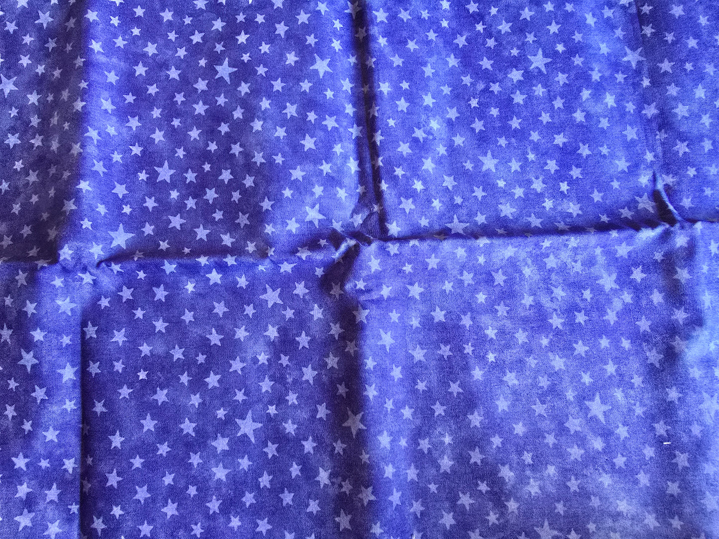 Moda Marble Blue Stars 100% Cotton Remnant