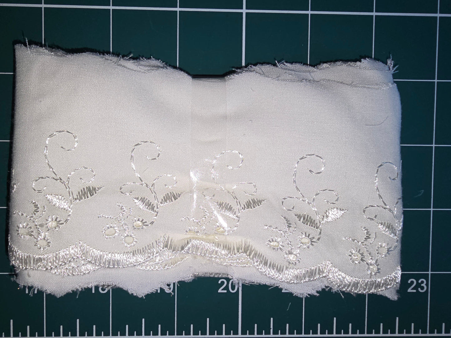 Broderie Anglaise Trim 3m length Ivory