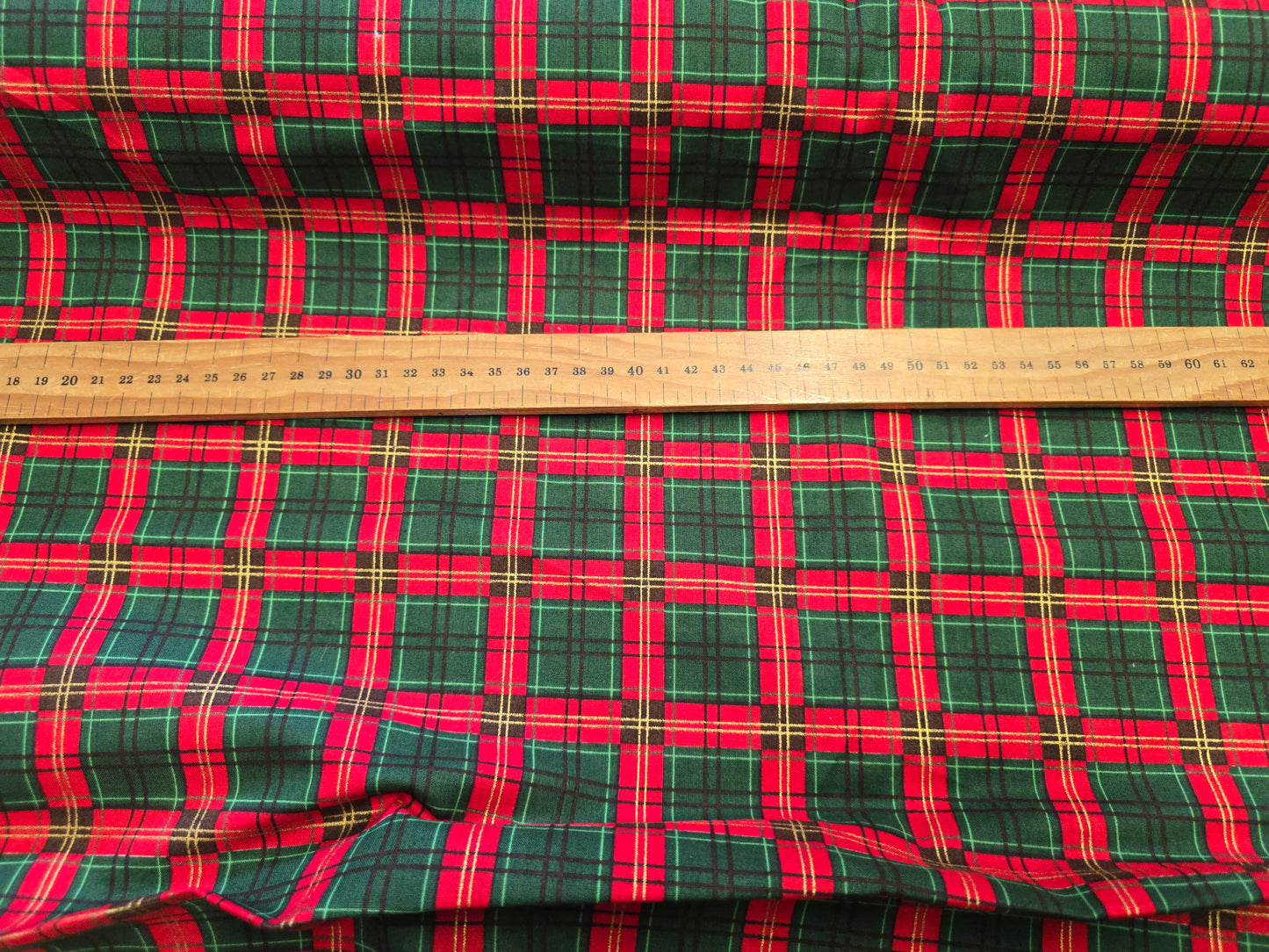 Christmas Cotton 135cm Tartan