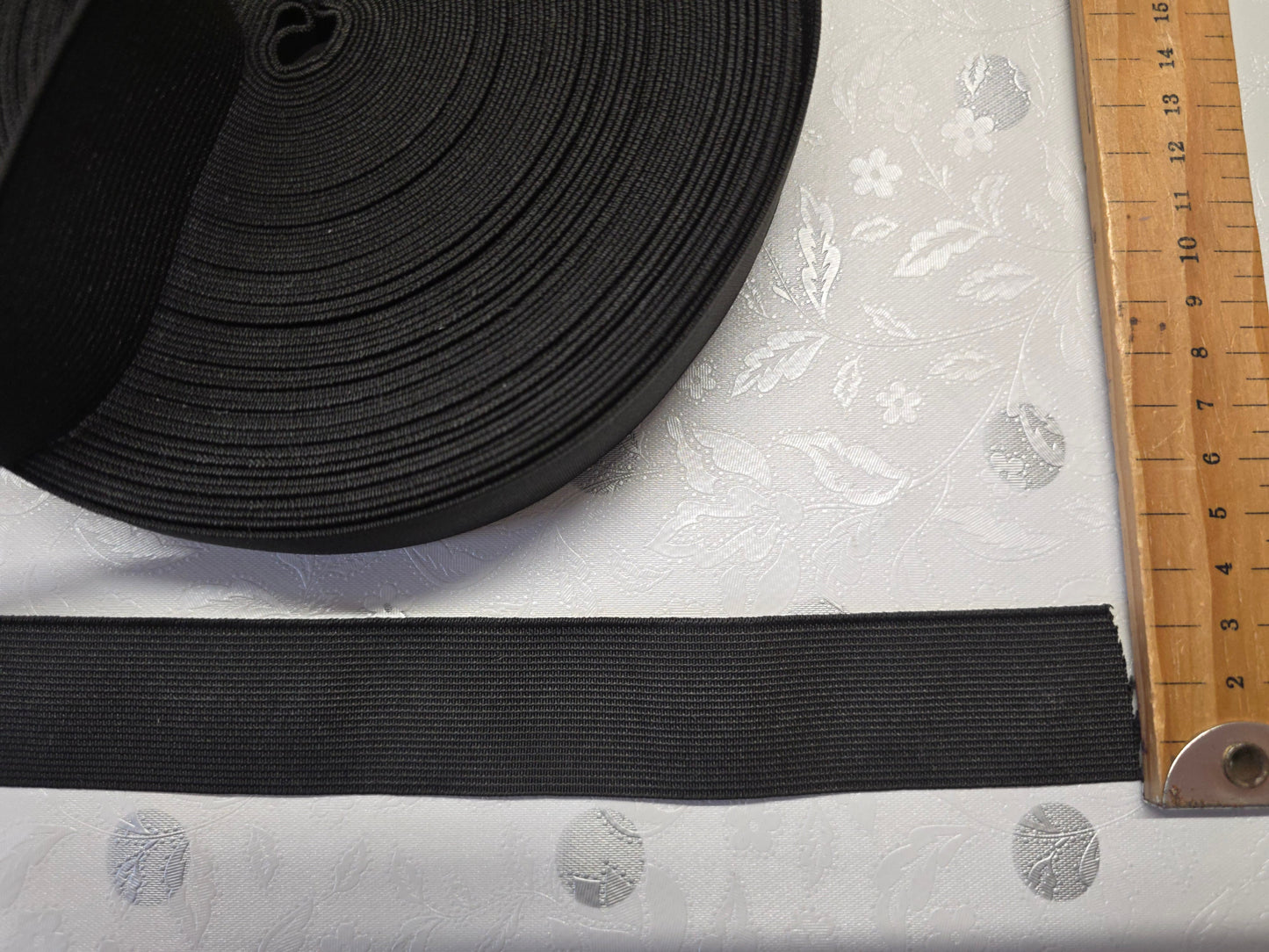 Elastic White or Black 32mm