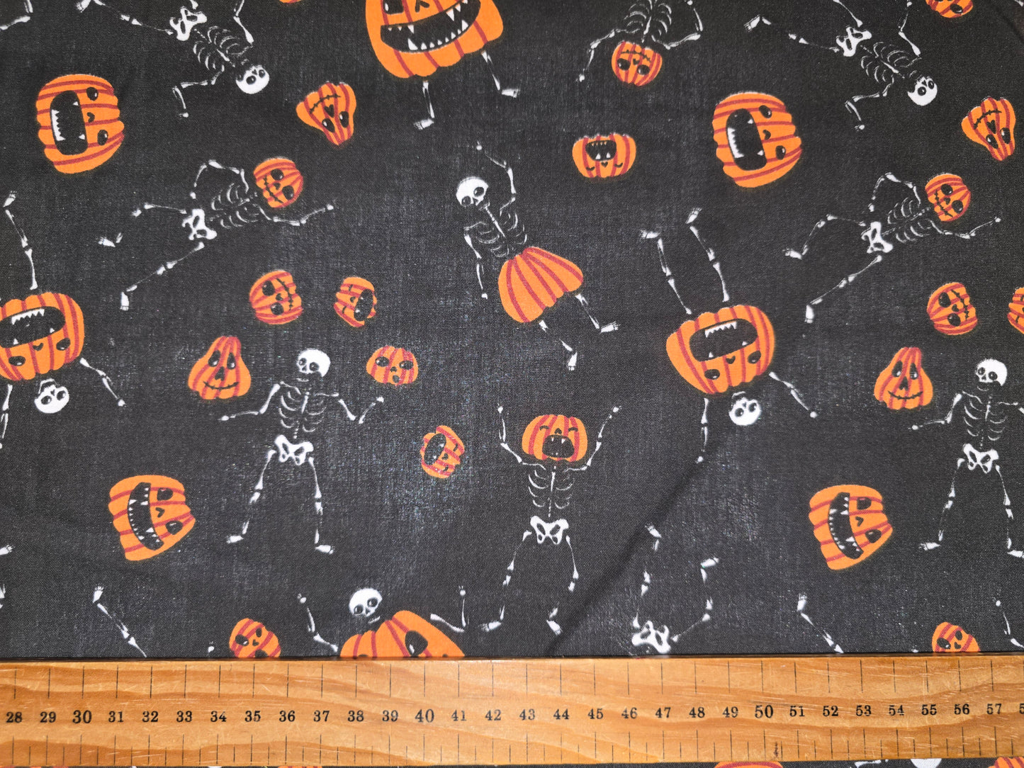 Polycotton Spooky Pumpkins