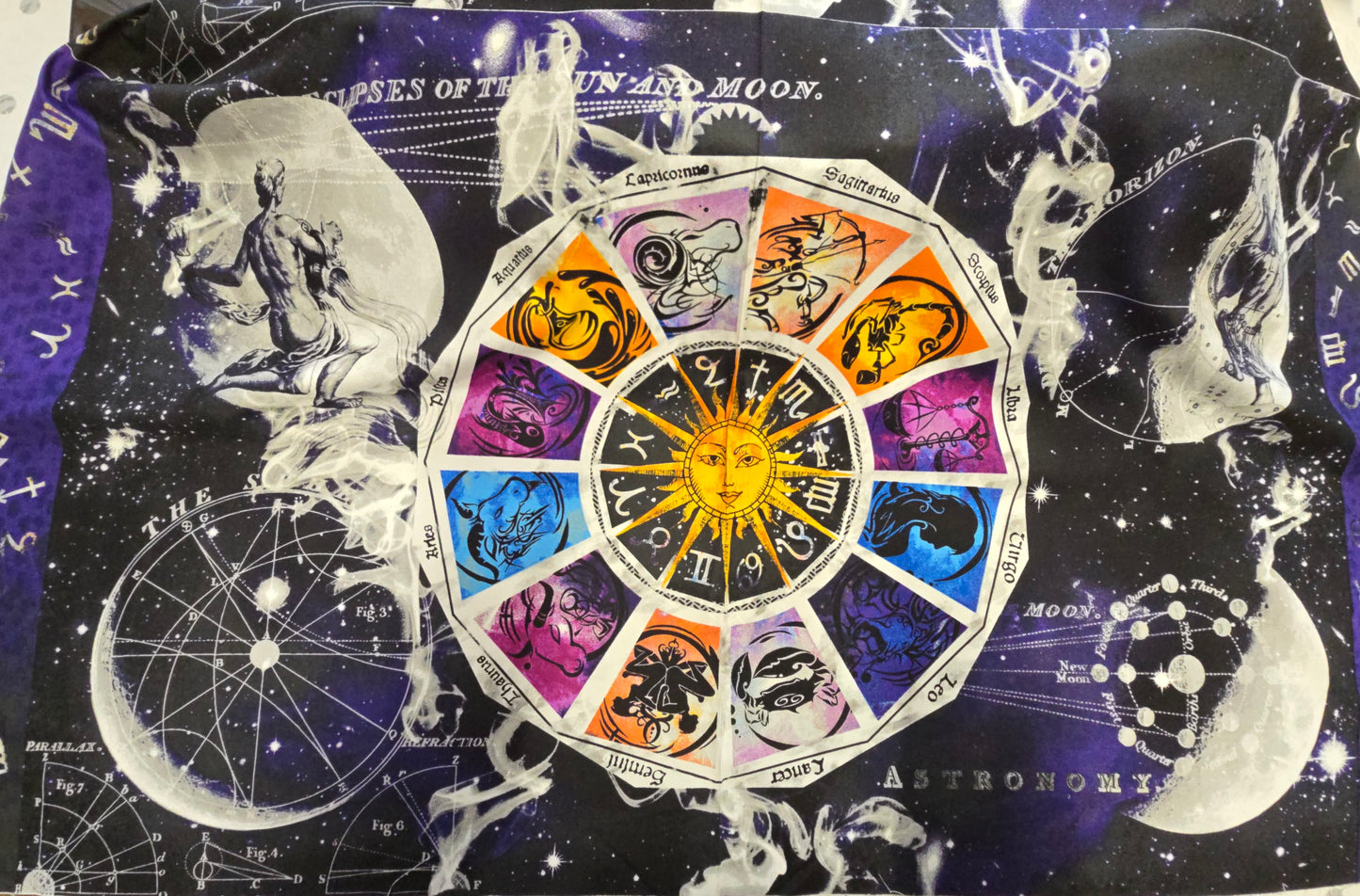 Fabri Quilt New Dawn 112-1162 Astrology Astronomy