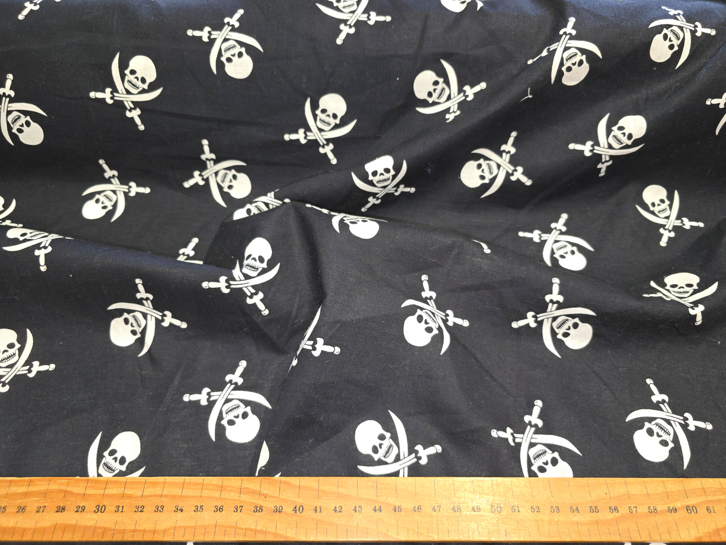Halloween Skulls Skeleton 100% Cotton 137cm width