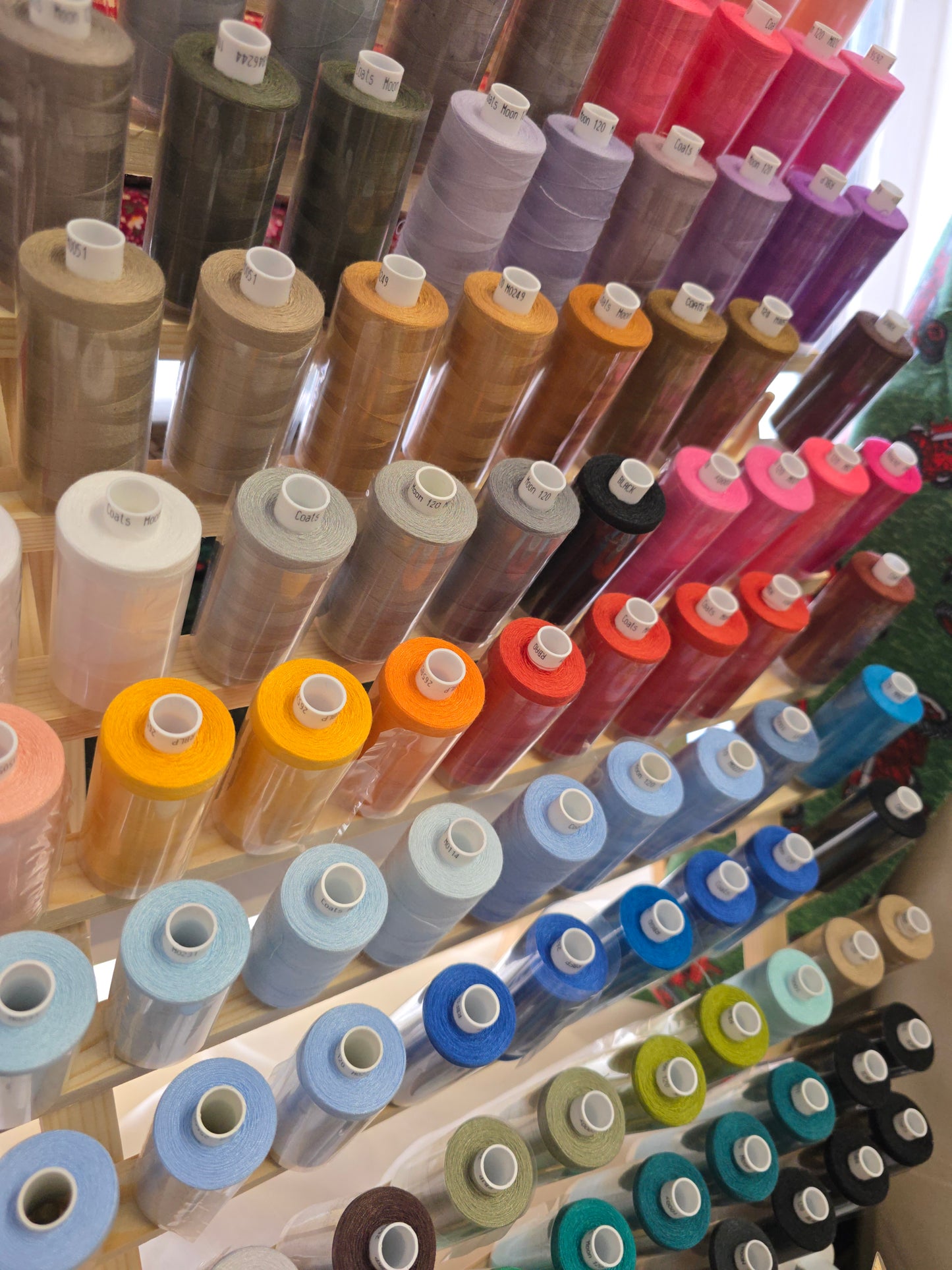 Matching Moon Thread for Fabrics 100yd reel