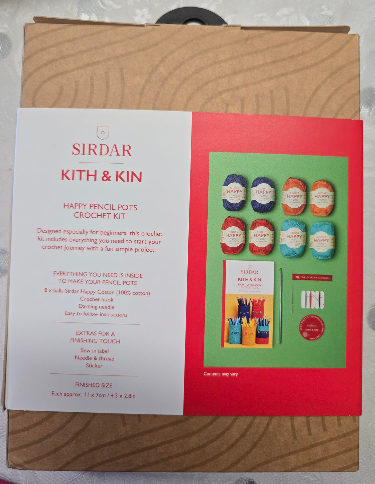 Sirdar Kith & Kin Colourful Bobble Hat Crochet Kit - Beginner Friendly