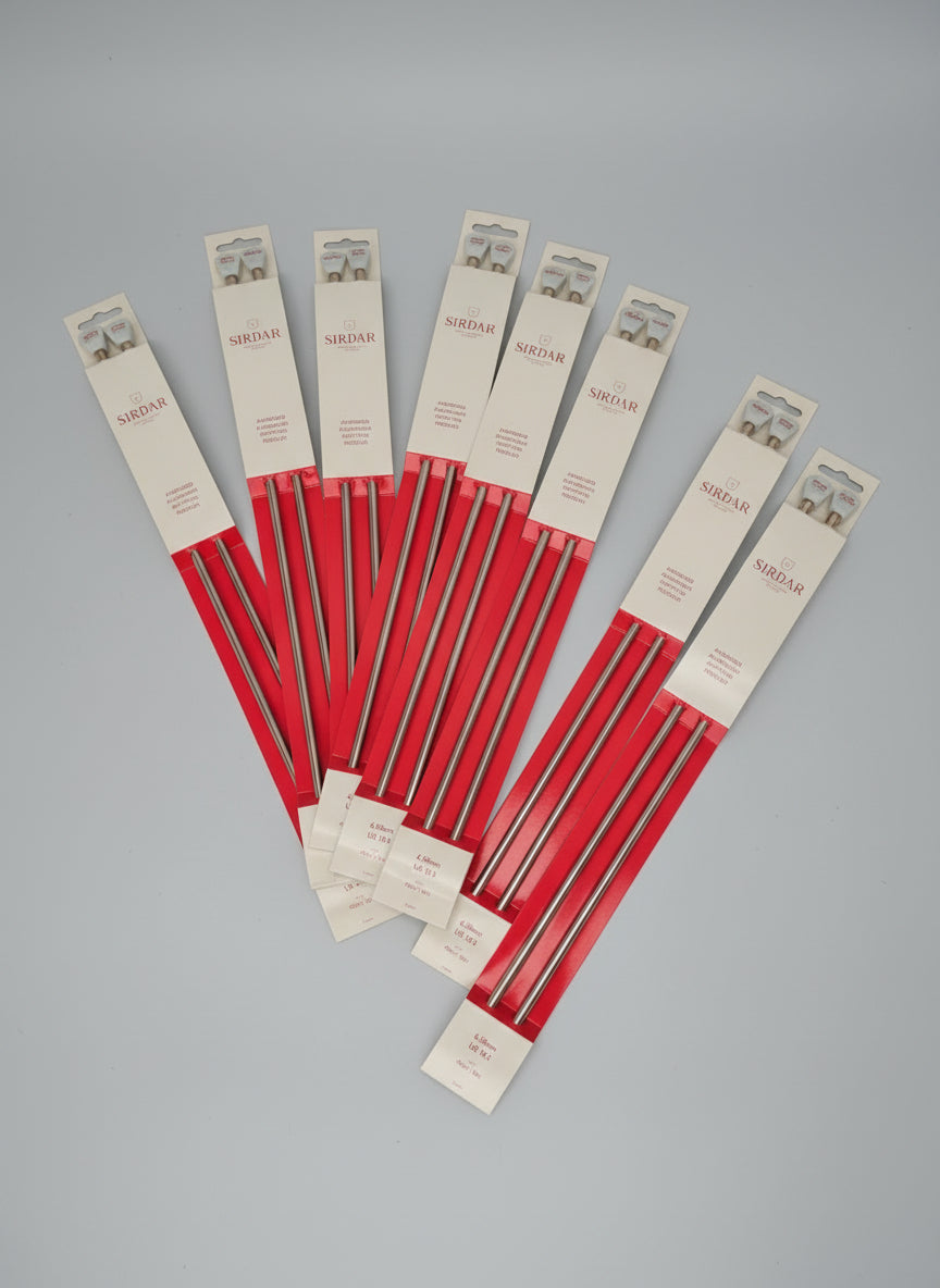 Sirdar 6.5mm Aluminium Rose Gold Knitting Needles