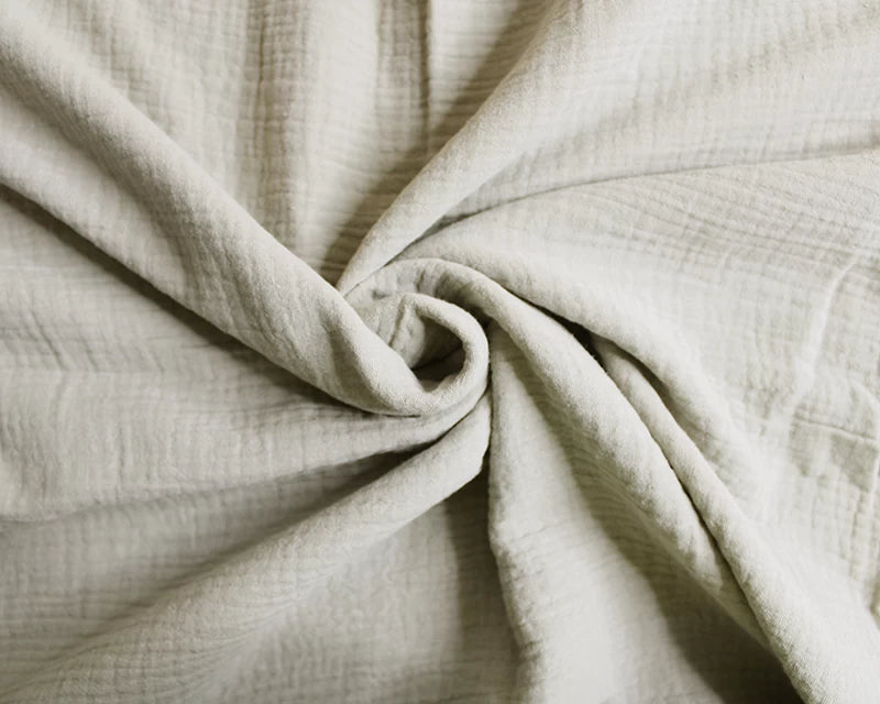 Double Gauze Fabric Sand | 100% Cotton 135cm Wide