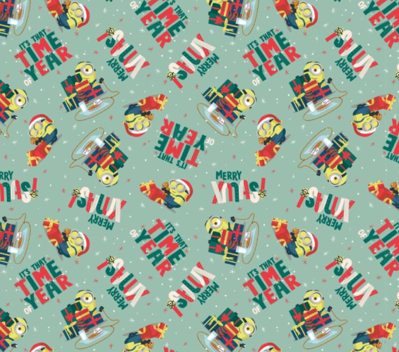 Minions Christmas - Christmas Cookies - Despicable Me - 100% cotton 112cm width