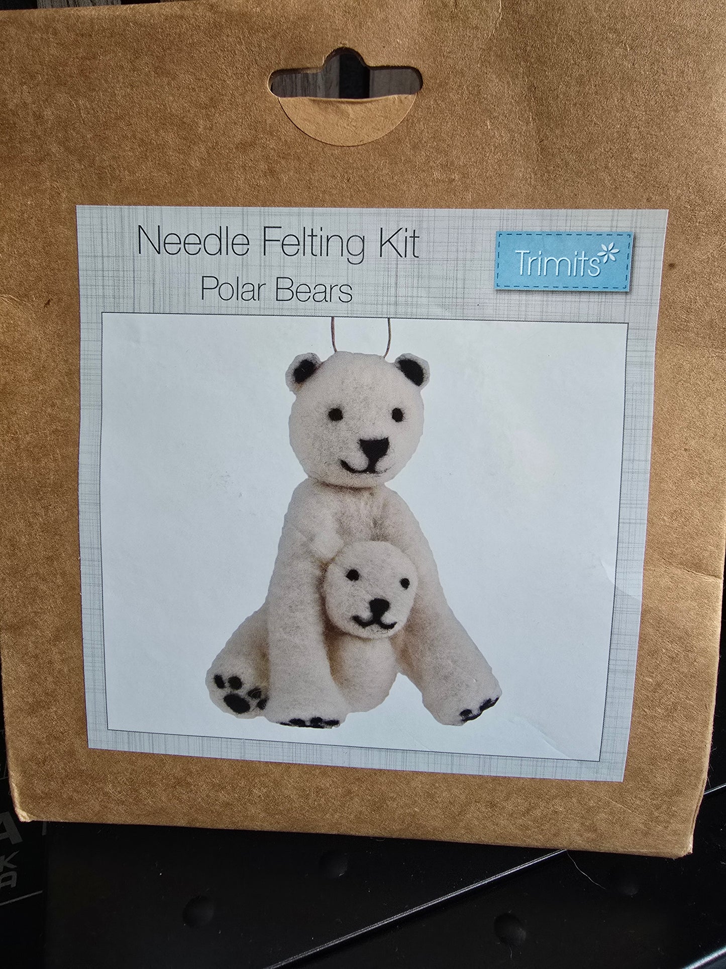 New! Trimits Polar Bear Felting Kit