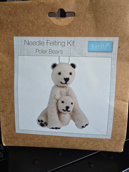 New! Trimits Polar Bear Felting Kit