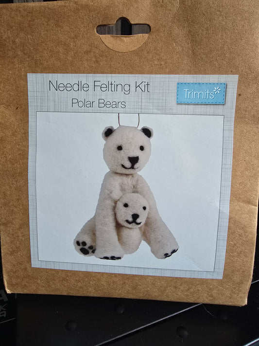 New! Trimits Polar Bear Felting Kit