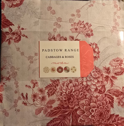 Moda Padstow Range Cabbages & Roses Quilting Layer Cake. RARE! Not in Print!!