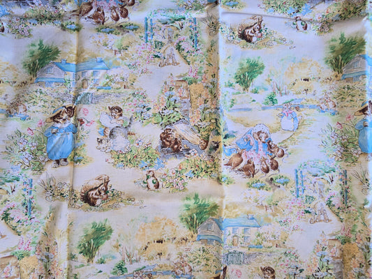 Quilting Treasures Beatrix Potter 100% Cotton Remnant