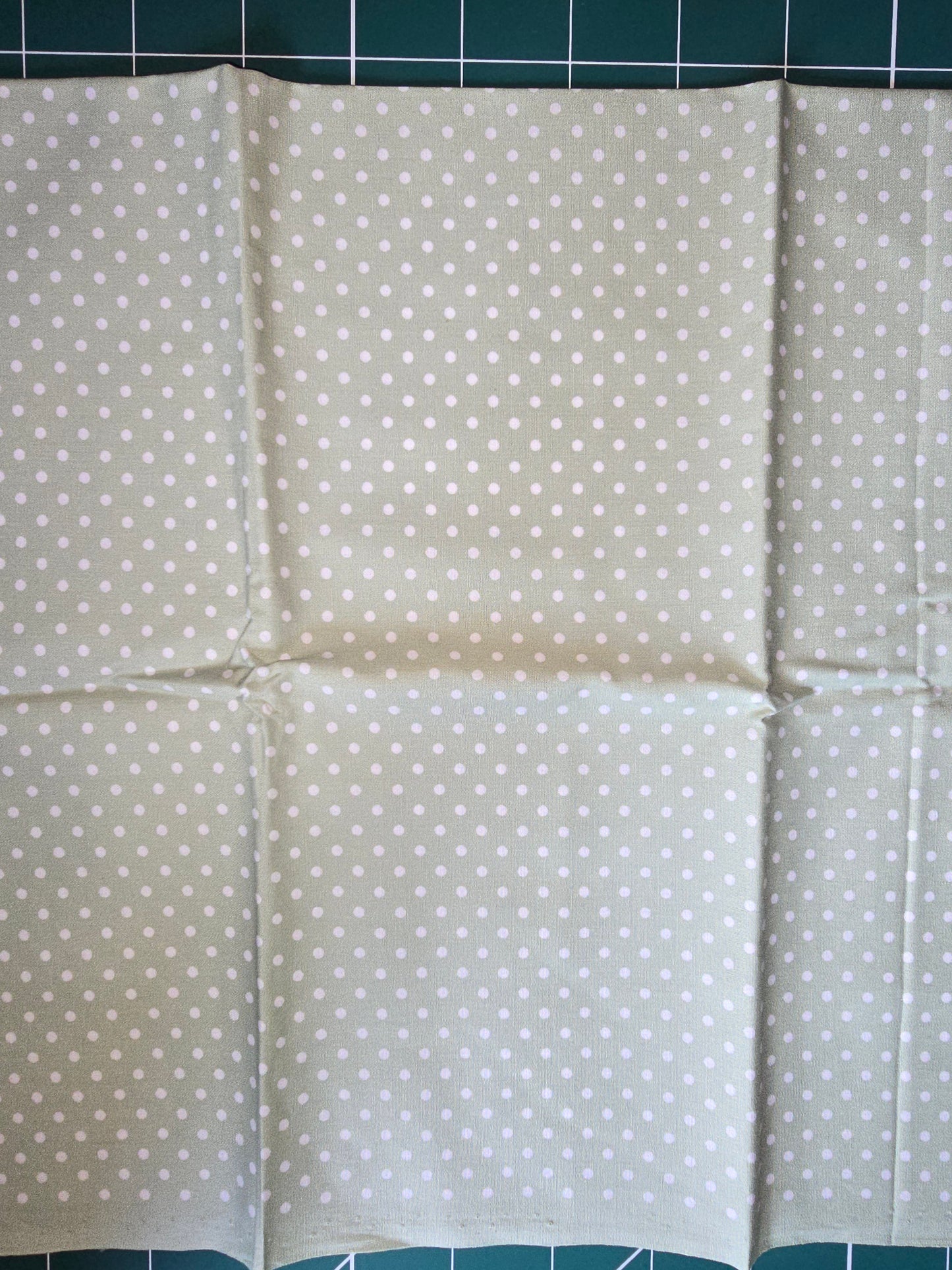100% Cotton Green Dot Remnant