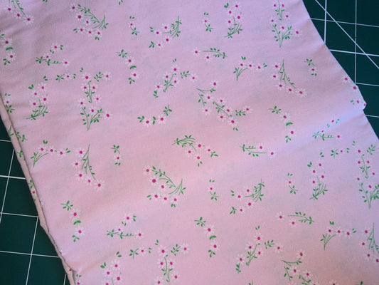 Daisy on Pink 100% Cotton