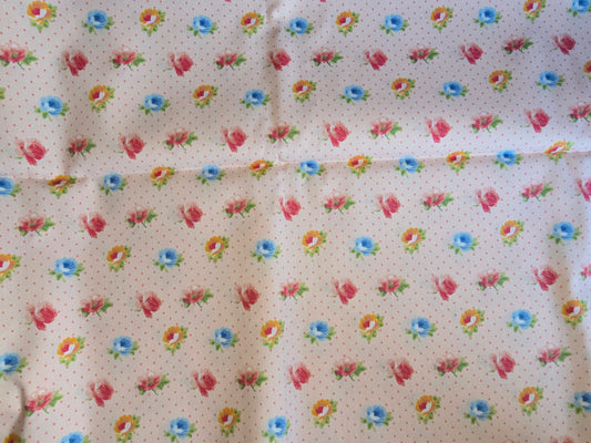 Classic Cottons Romantic Hearts 100% Cotton Remnant