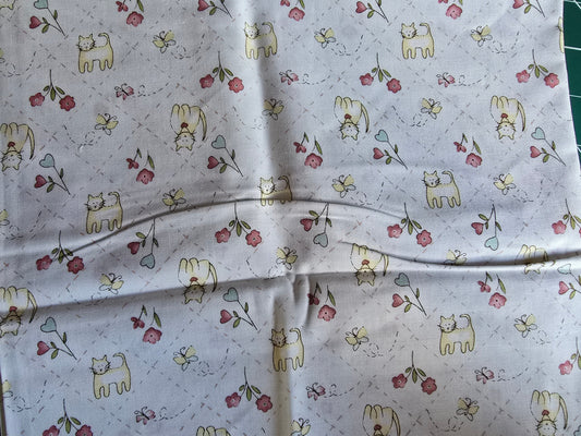 Bunny Hill-Anne Sutton for Henry Glass 100% Cotton Remnant