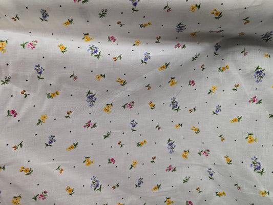 100% Cotton Multi Flower Super Width 140cm Cool for Summer!