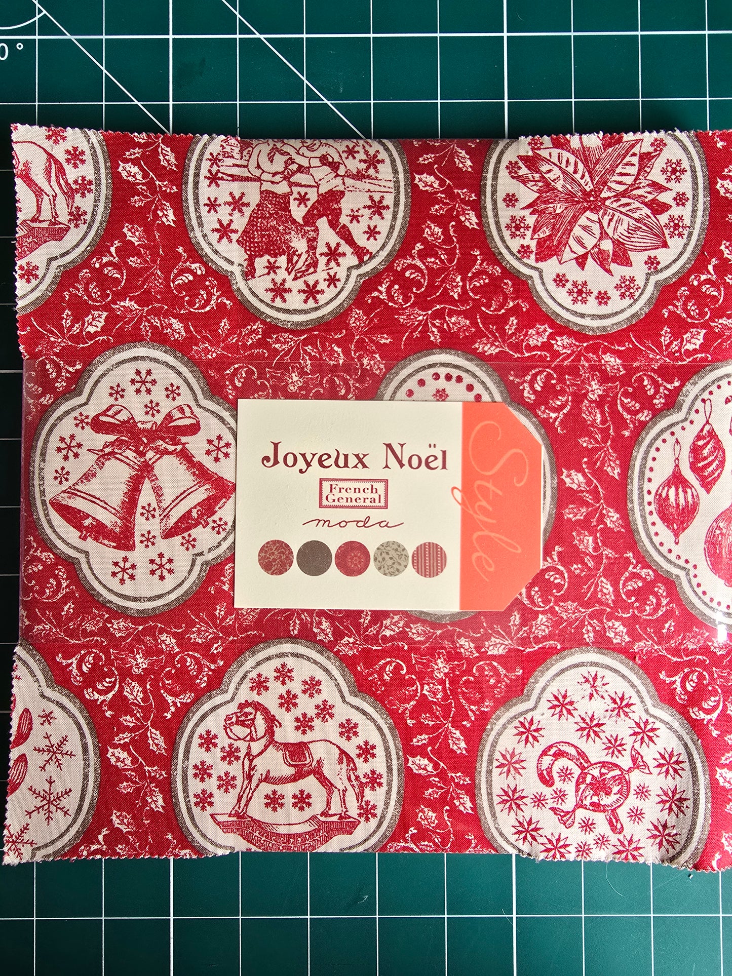 Moda Joyeux Noel Cotton Christmas French General Layer Cake Out of Print RARE!!