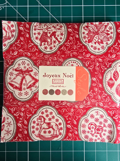Moda Joyeux Noel Cotton Christmas French General Layer Cake Out of Print RARE!!