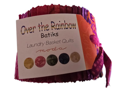 Moda  Over the Rainbow Jelly Roll Fabric Laundry Basket Quilts Out of Print!