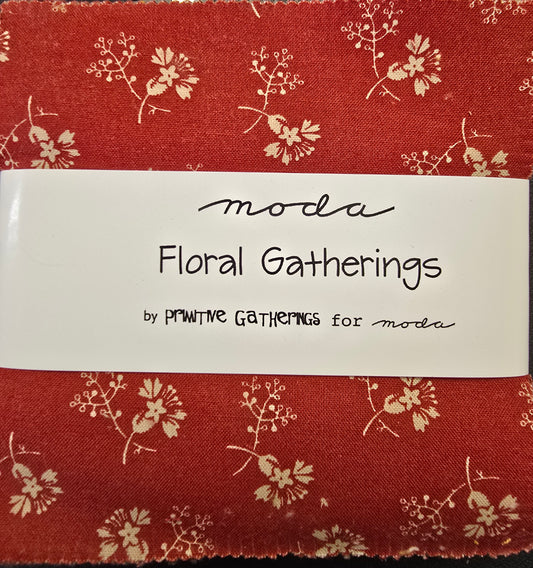 Moda Floral Gatherings Charm Pack 42 Squares
