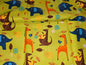 Robert Kaufman Playday Kangaroo Elephant Giraffe 100% Quilting Cotton Remnant (Copy)