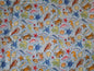 Sea Creatures 37 x 112cm on Blue