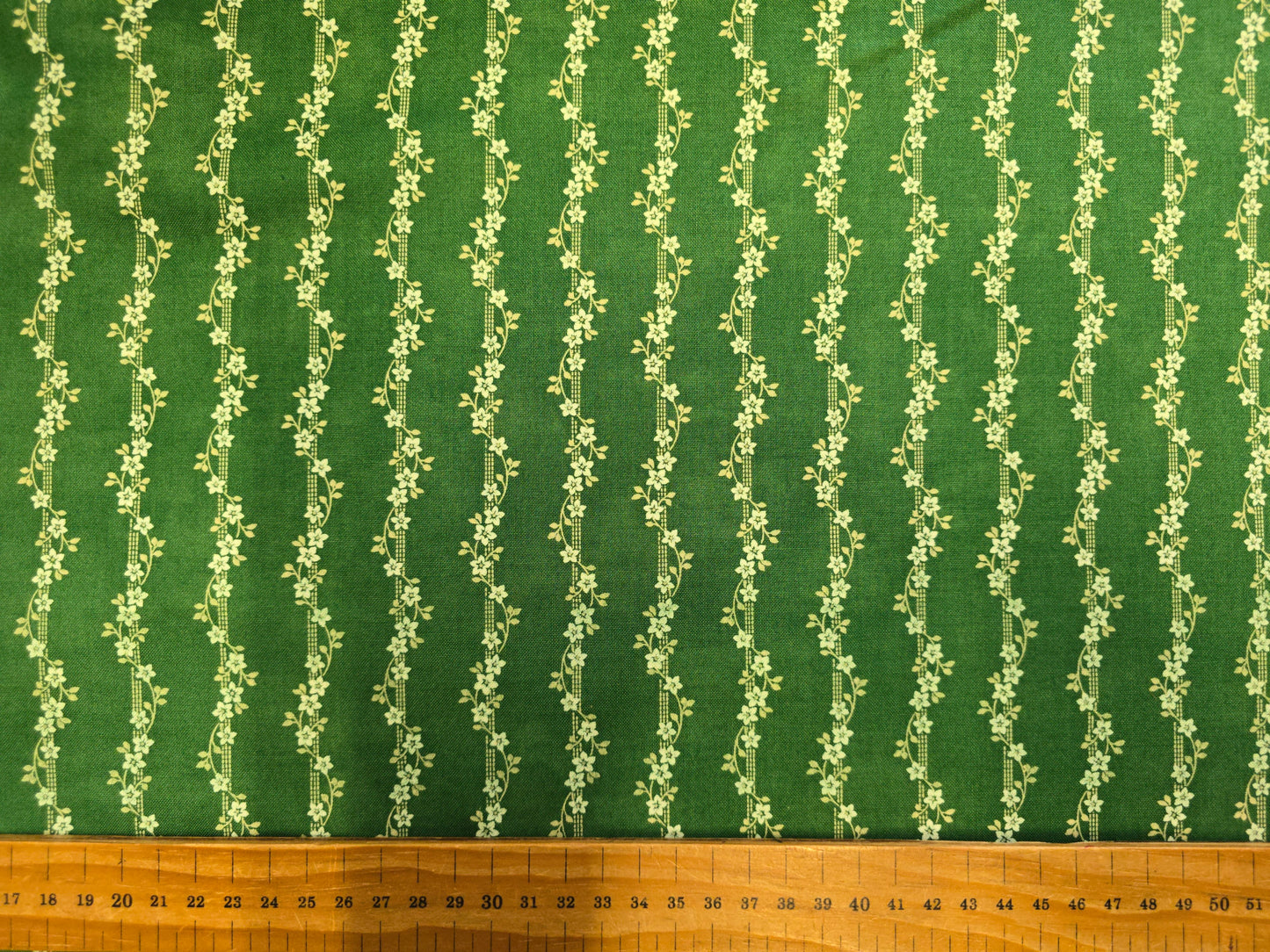 Forget Me Not My Love by Robyn Pandolph - Green Floral 100% Cotton - SSI Quilting Fabric 112cm width