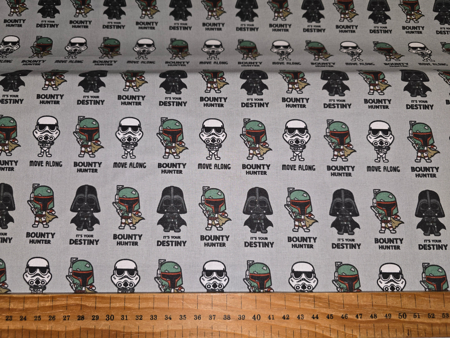 Camelot Star Wars Imperial Quotes Cotton Fabric 112cm - Licensed Sci-Fi