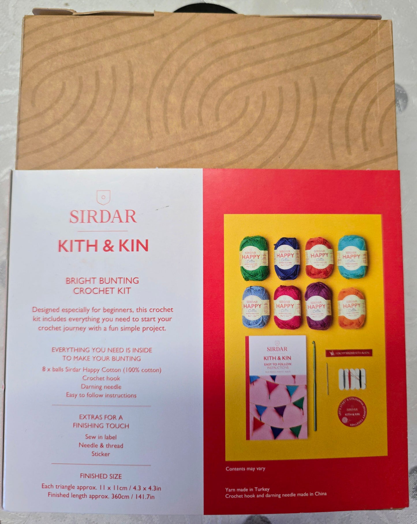 Sirdar Kith & Kin Bright Bunting Crochet Kit