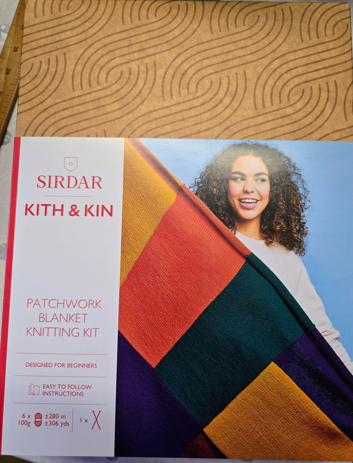 Sirdar Kith & Kin Patchwork Blanket Knitting Kit