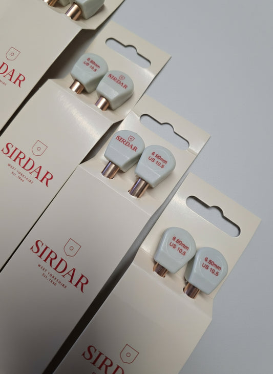Sirdar 6.5mm Aluminium Rose Gold Knitting Needles