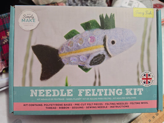 Docrafts Simply Make Fancy Fish Needle Felting Kit