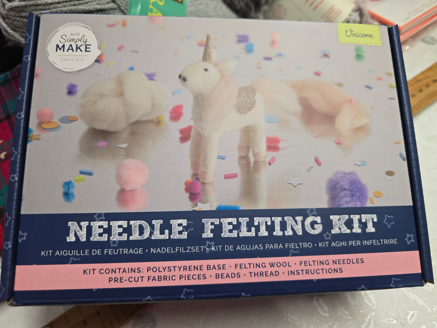 Docrafts Simply Make Unicorn Needle Felting Kit