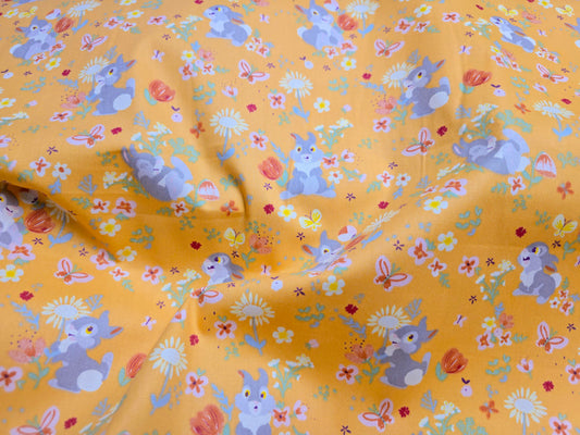 Bunny in Peach Melba 100% Cotton Super 160cm width