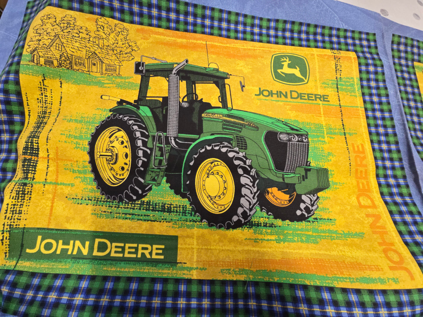 Springs Creative 100% Canvas Cotton John Deere Cushion Panel