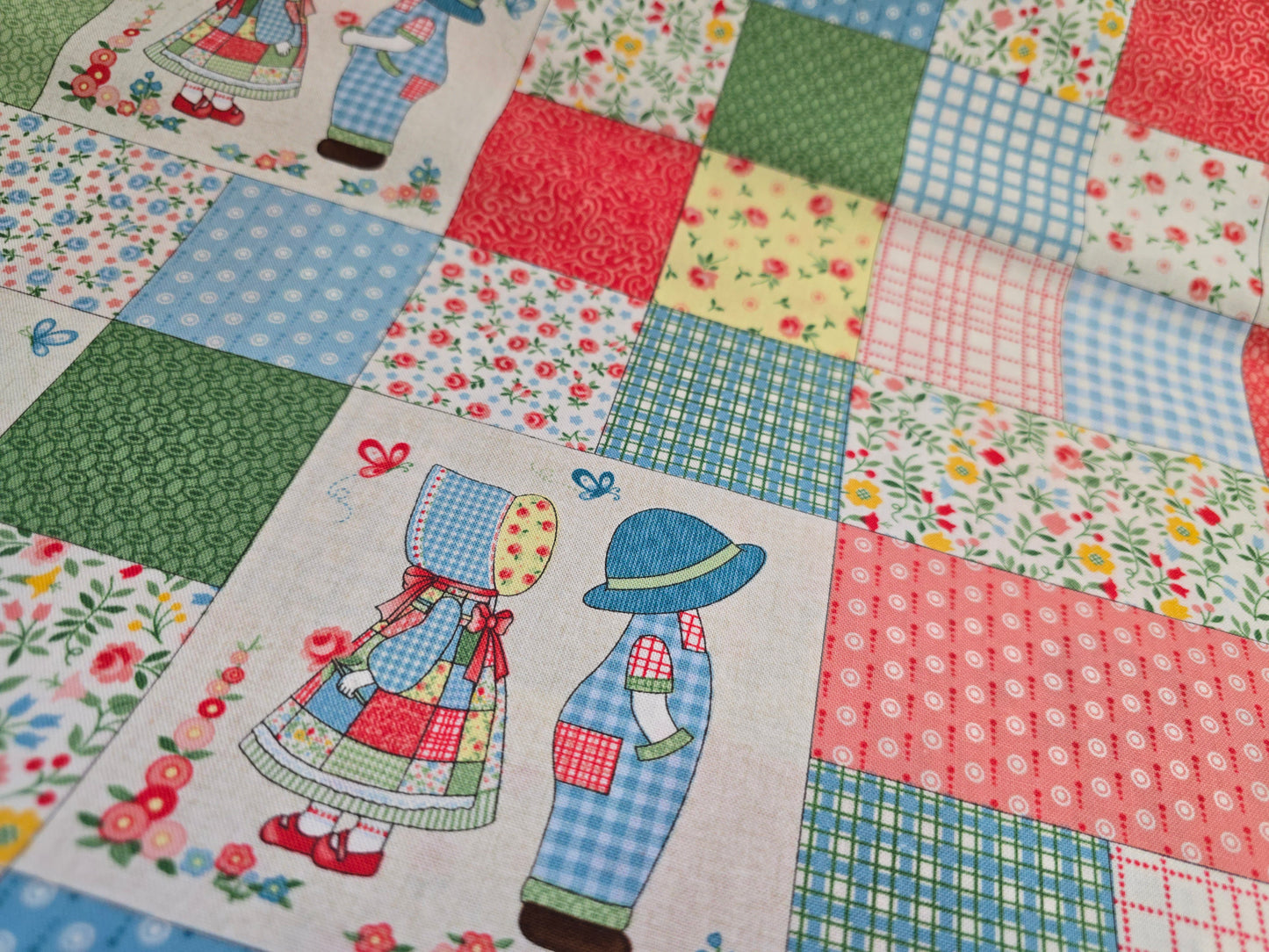Benartex Sun Bonnet Susie Quilting Cotton - 112cm Wide