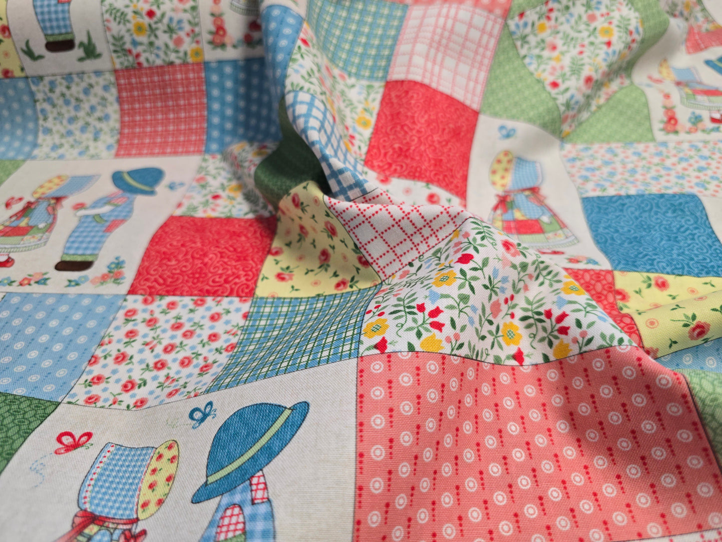 Benartex Sun Bonnet Susie Quilting Cotton - 112cm Wide