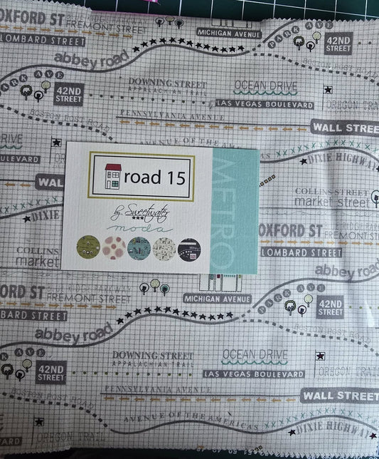 Moda Layer Cake Road 15 Quilt Pack - Out of Print! Rare!