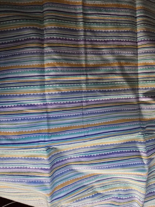 Marcus Fabrics Brushed Cotton Flannel Remnant Stripe
