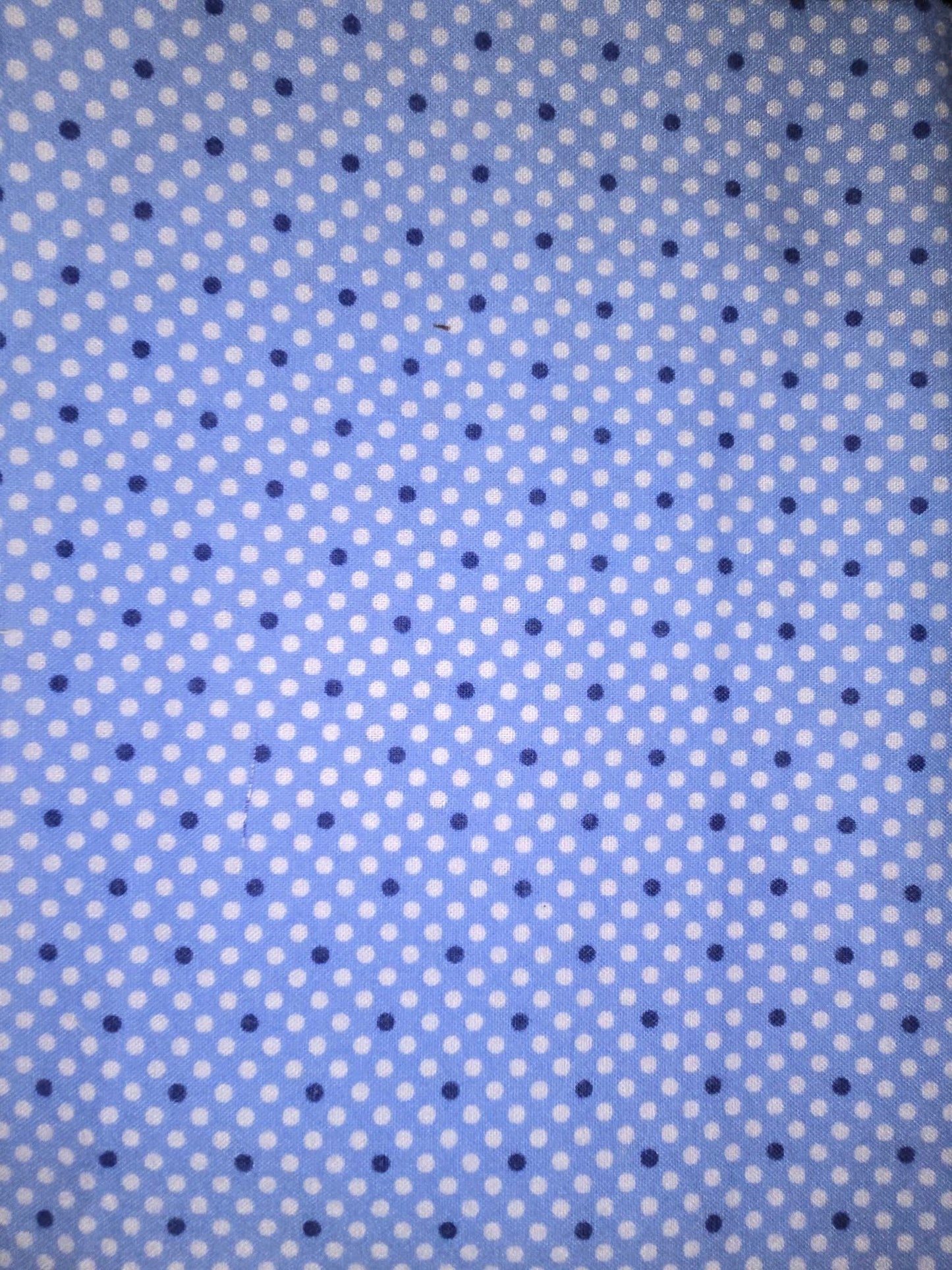 Moda Cape Ann Brushed Cotton Flannel Remnant Blue Dot