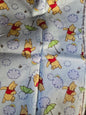 Disney Springs Poohs Umbrella Brushed Cotton Flannel Remnant