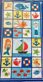 Benartex Seaside Holiday Panel 100% Cotton