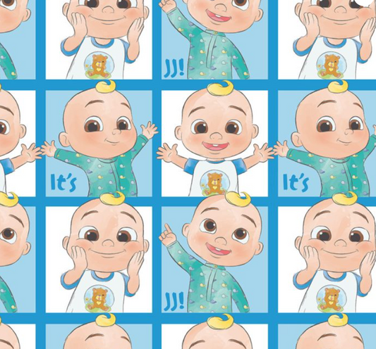 Cocomelon Friends For Ever It's JJ 100% cotton 112cm width