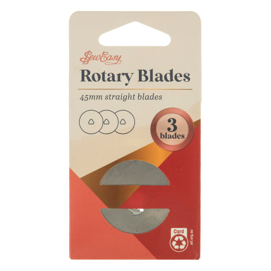 Sew Easy 45mm Rotary Cutter Straight Blades