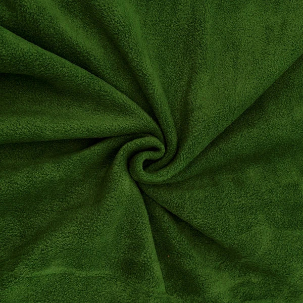Antipil Polar Fleece Plain Forest Green 150cm width