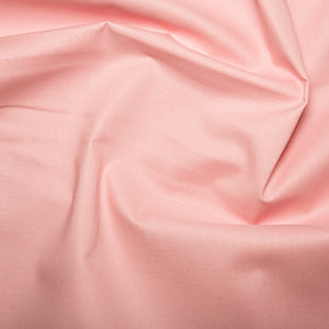 Klona 100% Cotton Pale Pink Fabric - 135cm Wide Plains