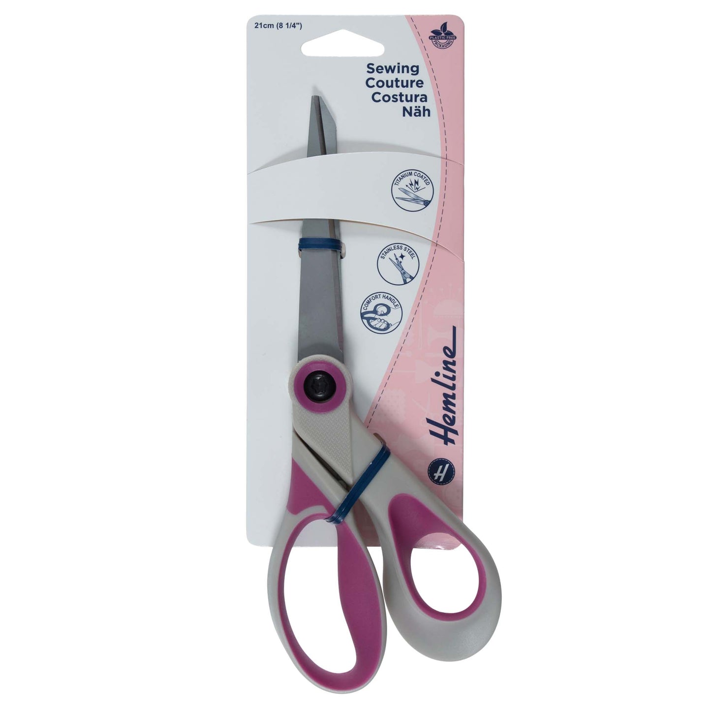 Hemline 21cm Dressmaking Scissors | Titanium Coated