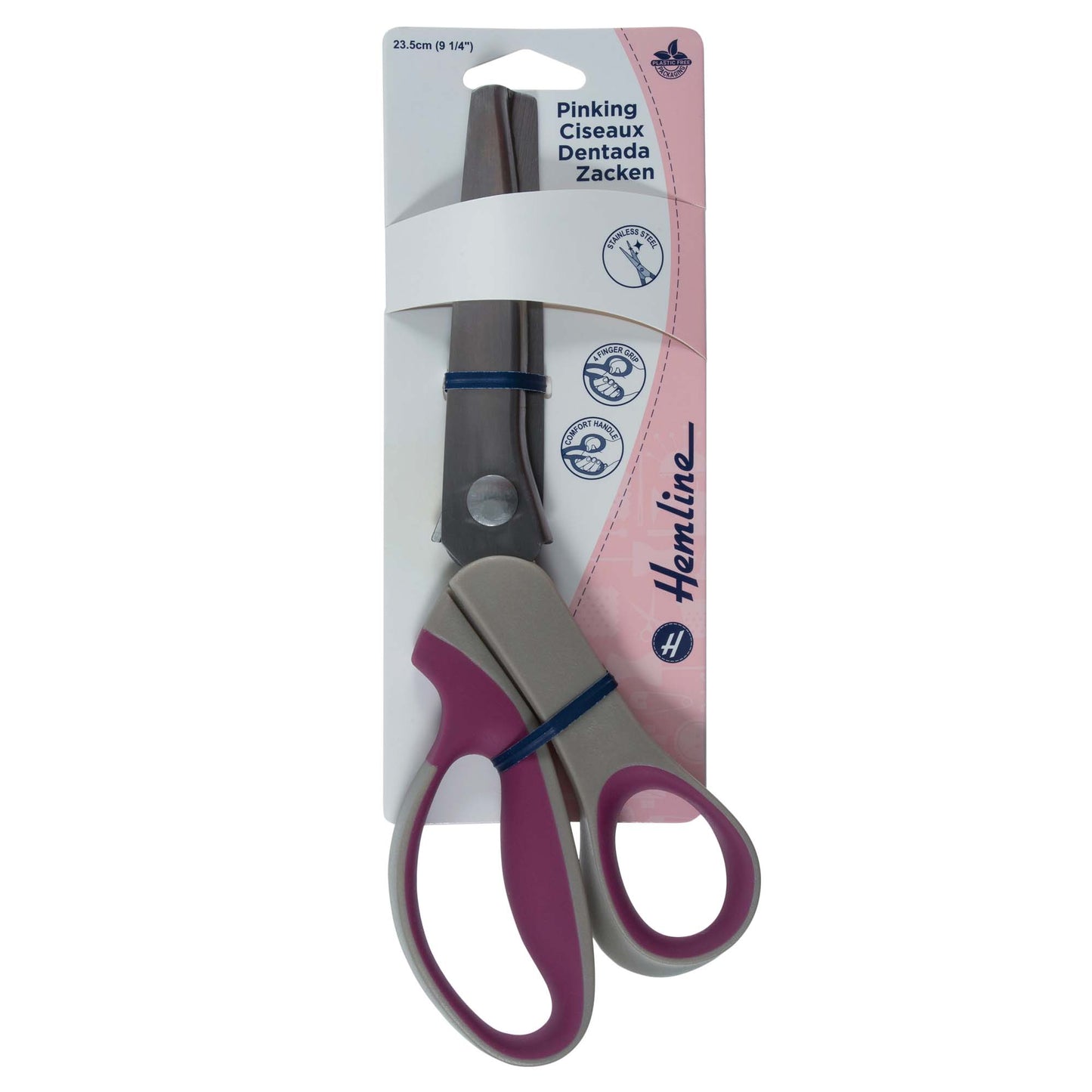 Hemline 23.5cm Pinking Shears | Comfort Handle | Japanese Steel